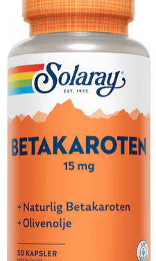 Solaray Betakaroten 15MG